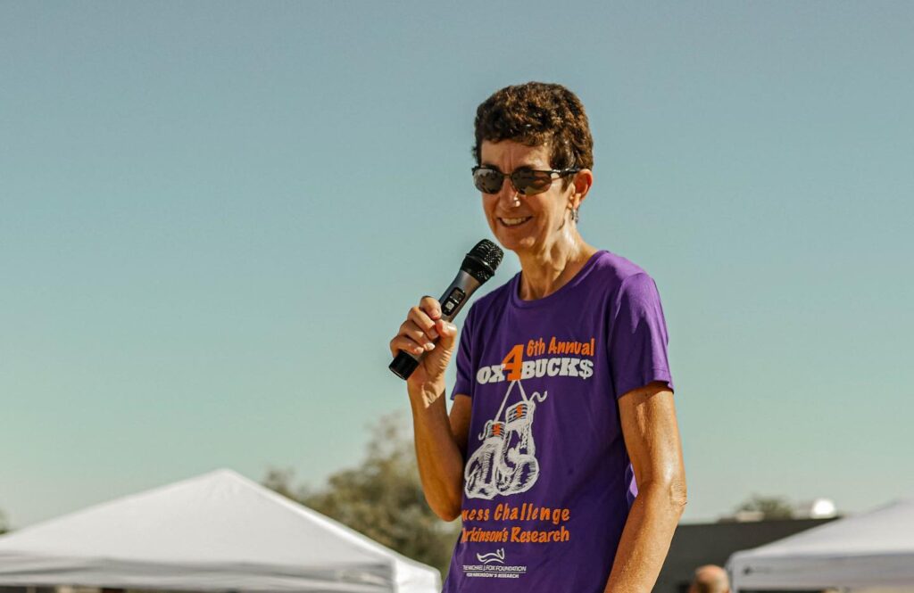 Sheryl Lowenhar Speaking for Parkinson's Research